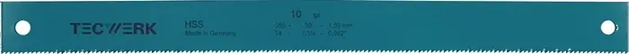 Saisonangebot Maschinensägeblatt L350xB32xS1,6mm HSS Loch-D.8,5mm ZpZ 6 TECWERK
