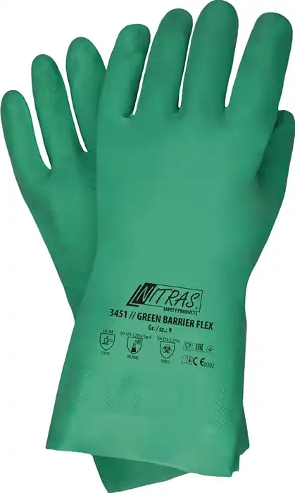 Top-Seller Chemikalienschutzhandschuhe Green Barrier Flex Gr.9 grün EN 388,EN 374 VE: 12 Paare