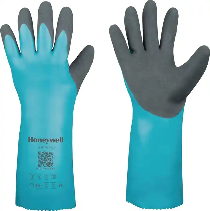Highlight Chemiehandschuhe FLEXTRIL™ 211 Gr.10 grün EN 388,EN 374,EN 407 PSA III HONEYWELL VE: 12 Paare