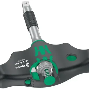 Geprüft Hebelumsch.kn.411 A RA Quergr.1/4 Zoll Z.80 L.89mm leg.WS WERA