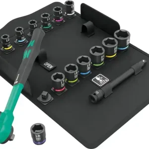 Steckschlüsselsatz 8100 SB 12 16-tlg.3/8 Zoll Z.80 WERA Markenprodukt