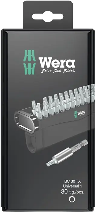 Bitsortiment Bit-Check 30 TX Univ.1 SB 30-tlg.TX WERA Top-Preis