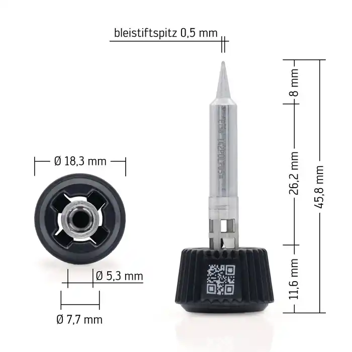 Lötspitze bleistiftspitz B.0,5mm 0142PDLF05/SB ERSA Neue Ware