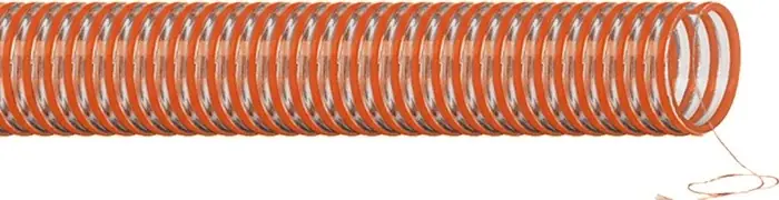Lebensmittelschl.NORPLAST PUR 386 SCIROPPO®/PU/FOOD/AS ID76mm Transp.AD88mmL.30m VE: 30 Meter Schneller Versand