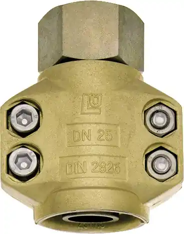 Dampfschlaucharmatur STA verz.u.gelb passiviert Schl.-Gr.19mm IG 3/4 Zoll TEGUMA Meistverkauft