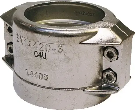 Klemmschale VA (1.4408) 25,0mm Spannber.min.36mm Spannber.max.39mm Echt