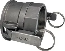 Hebelarmk.Safe-Lock Kamlok Typ D VA (1.4408) 47,80mm 1 1/2 Zoll Ausverkauf
