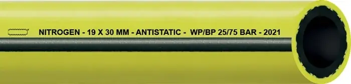 Preis Gesenkt Stickstoffschlauch NITROGEN/YELLOW ID 19,5mm AD 30,0mm L.20m Gelb TEGUMA VE: 20 Meter