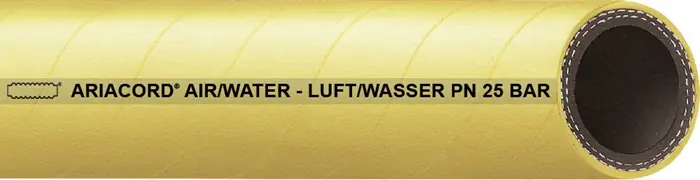 Pressluft-/Wasserschlauch ARIACORD®/YELLOW ID 51mm AD 66,0mm L.20m Gelb TEGUMA VE: 20 Meter Versand Am Gleichen Tag