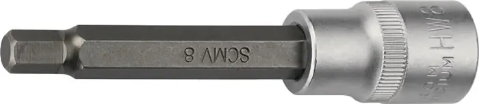 Steckschlüsseleinsatz 1/2 Zoll Innen-6-kant SW 10mm L.100mm TECWERK Neu