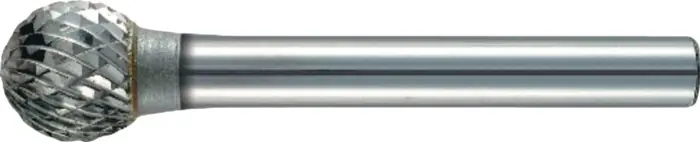 Knallerangebot Frässtift KUD D.3mm Kopf-L.2,5mm Schaft-D.3mm HM Verz.Kreuz TECWERK