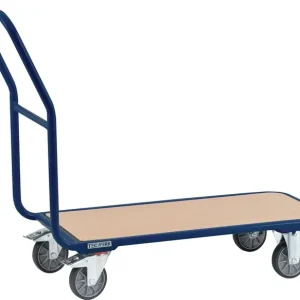 Plattformwagen Ladeflächen L850xB450mm STA blau Trgf.250kg Gesamt-L.940mmTECWERK Ausverkauf