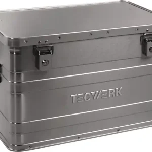 Top-Preis Aluminiumbox L595xB390xH380mm 70l m.Klappverschluss u.Zylinderschl.TECWERK