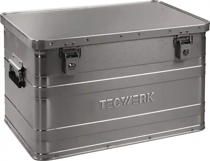 Top-Preis Aluminiumbox L595xB390xH380mm 70l m.Klappverschluss u.Zylinderschl.TECWERK