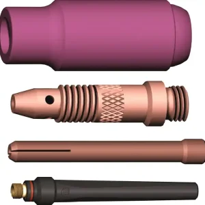 Sonderaktion TIG-Zubehör-Set 4-tlg.in Ku.-Box WE 3,2mm A.BINZEL