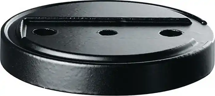 Wochenendangebot Türstopperunterlage 3699 GP D.70mm H.10mm Silik.schwarz Dübelmontage TECWERK
