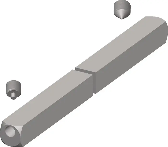 Sonderaktion Panikstift NW-400-90 4-KT.9mm geteilter Vollstift TECWERK