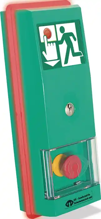 Steuerterminal m.Netzteil,Aufputz,m.Display Überwachung v.Türen Ku.grün GFS Nur Heute