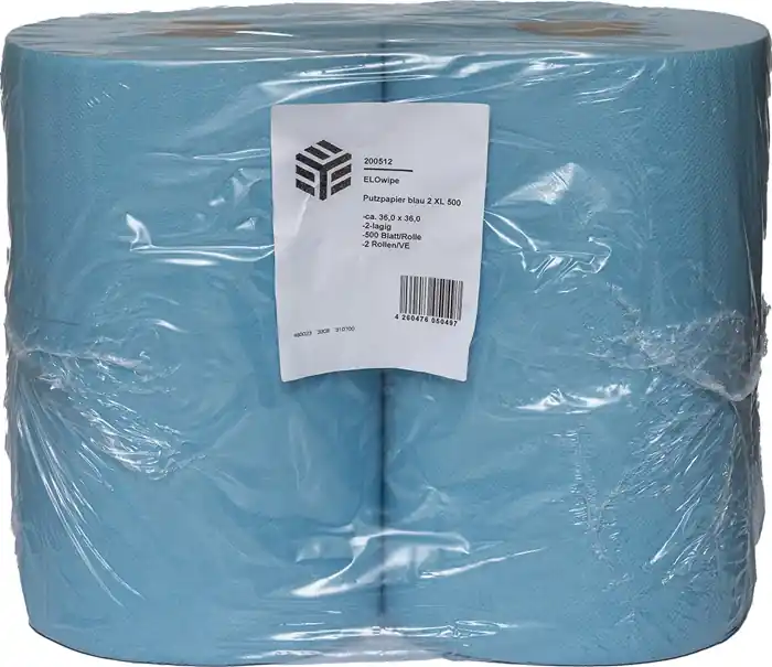 Angebot Putztuch ELOwipe XL L.ca.360mmxB.ca.360mm blau 2-lag.2 Rl.à 500 Bl.ELOS VE: 2 Stück