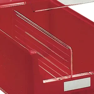 Bestpreis Längsteiler f.Sichtlagerkasten MK3 PS glasklar 10St./Btl.TECWERK