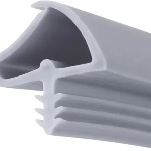 Bestpreis Zimmertürdichtung ADTP-433-2K Nut 4mm 12mm grau m.2 Komponenten Pro L.5m GFA