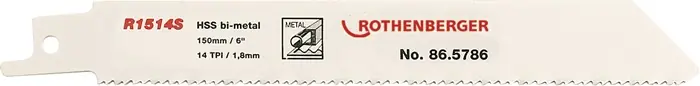 Mega-Angebot Säbelsägeblatt R1514S L.150mm B.20mm 1,8mm 5 St./Karte ROTHENBERGER