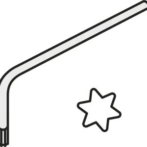 Must-Have Torx-Winkelschlüssel ISO LK T25P Bruttogewicht 9,7g PRAMET