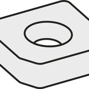 Preisknaller Wendeplatten-Unterlegscheibe ISO LNK 220616:GJ11 Bruttogewicht 26g Farbe Silber VE: 10 Stück