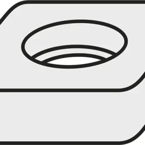 Kracherpreis Wendeplatten-Unterlegscheibe ISO SSN 380920:GJ11 Brutto-G.152,68g Farbe Silber VE: 5 Stück