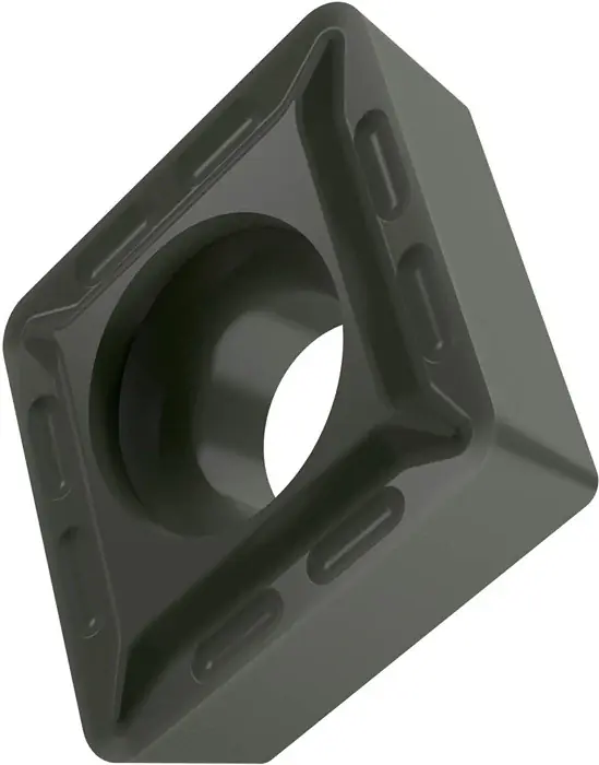 Drehwendeschneidplatte ISO CCMT 09T308E-FF2:TT010 Bohrungs-D. 4,4mm Farbe Grau VE: 10 Stück Aktuell