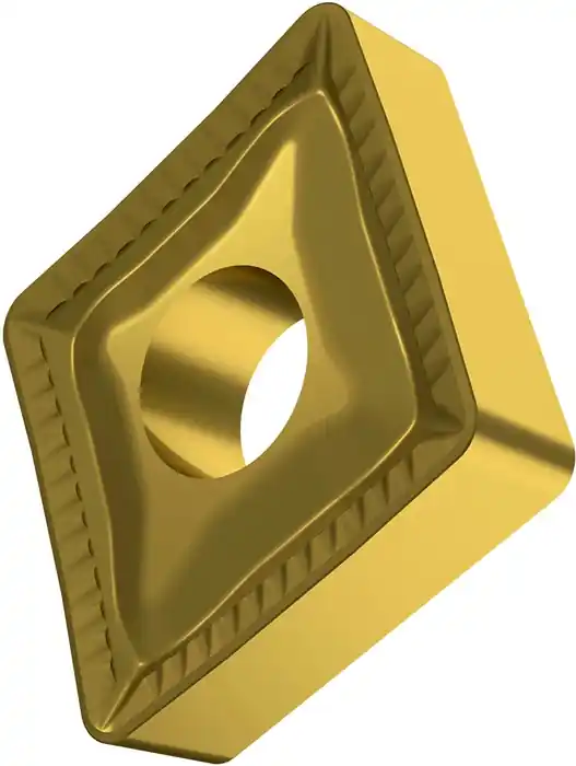 Versand Am Gleichen Tag Drehwendeschneidplatte ISO CNMM 190624E-HR:T8345 D.7,94mm PVD beschichtet Gold VE: 10 Stück