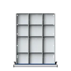 ULMIA 1/3 Teilung für Schublade 410x540 mit Lochboden - FH60 WH40 Bestpreis