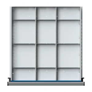 Markenprodukt ULMIA 1/3 Teilung für Schublade 500x540 mit Lochboden - FH60 WH40