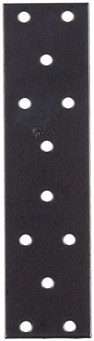 Lochplatte H155xB40xS2mm STA roh,verzinkt,schwarz ku.-besch.GAH VE: 50 Stück Bestpreis