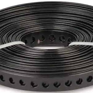 Lochband Band-B12x0,8mm L.10m verzinkt,schwarz ku.-besch.GAH VE: 5 Stück Highlight