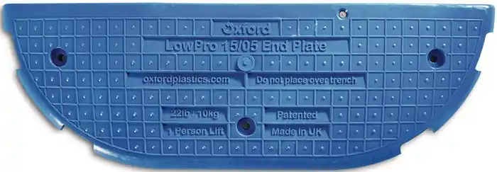 Jetzt Kaufen Endstück LowPro® 15/05 Road Plate blau L.1500mm B.500mm G.10kg OXFORD
