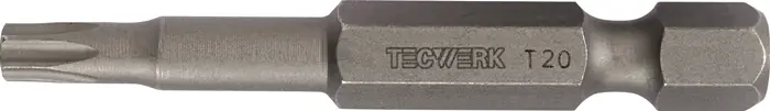 Günstig Bit 1/4 Zoll T 15 L.50mm TECWERK VE: 10 Stück