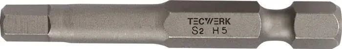 Bit 1/4 Zoll 5mm L.50mm TECWERK VE: 10 Stück Letzte Chance
