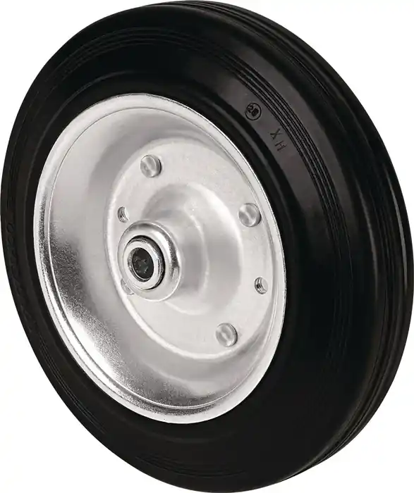 Ersatzrad D.125mm Trgf.100kg VG schwarz Achs-D.15mm Nabenl.50mm TECWERK Online Kaufen