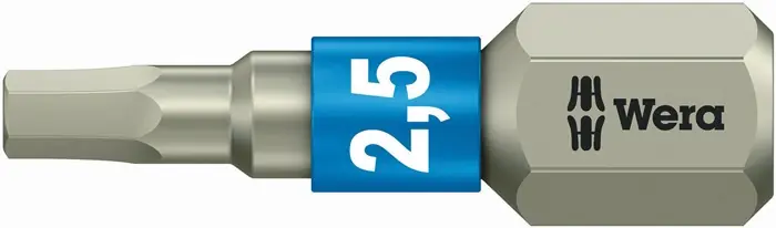 Bit 3840/1 TS 1/4 Zoll 2,5mm L.25mm i6-KT.i6-KT.2,5mm WERA Neue Kollektion