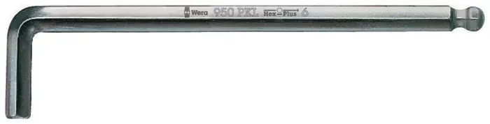 Winkelschlüssel 950 PKL SW 3mm lang 126x20 (kurz)mm WERA VE: 10 Stück Aktuell