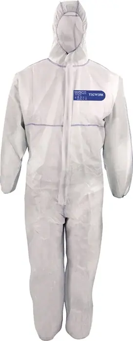 Schutzoverall CoverTex® Gr.L weiß PSA III TECWERK Knallerangebot