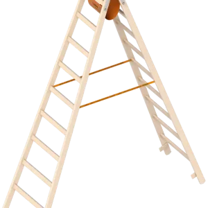 Nur Heute Layher Holzstehleiter 1038 beidseitig begehbar