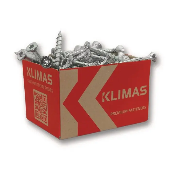 Spanplattenschr.6x180 Senkkopf hell verz.TORX KLIMAS VE: 800 Stück Top-Angebot