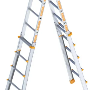 Sonderangebot Layher Teleskopleiter TOPIC 1058 Aluminiumleiter