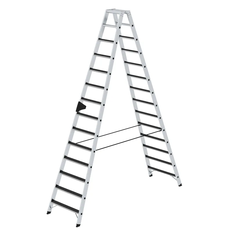 Billig MUNK Stufen-Stehleiter beidseitig begehbar mit Clip-Step R13