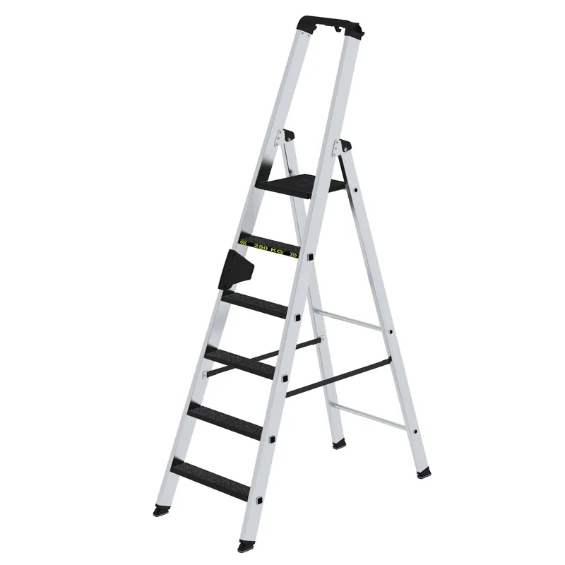 Must-Have MUNK Stufen-Stehleiter 250 kg einseitig begehbar mit Clip-Step R13