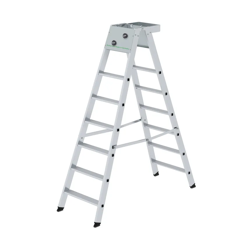 MUNK Sicherheits-Stufen-Stehleiter Aluminium Bestseller