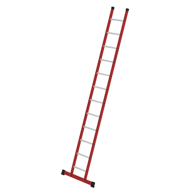 MUNK Sprossen-Anlegeleiter GFK / Aluminium Super-Preis