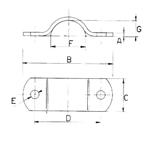Neue Ware LISTER Anschraubeschelle